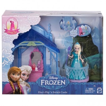 Disney Frozen MagiClip Flip 'N Switch Elsa Castle Doll