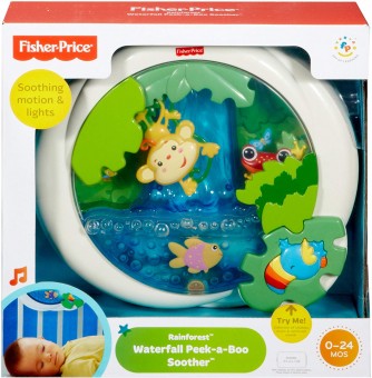Fisher Price Rainforest Waterfall Peek a Boo Soother K3800