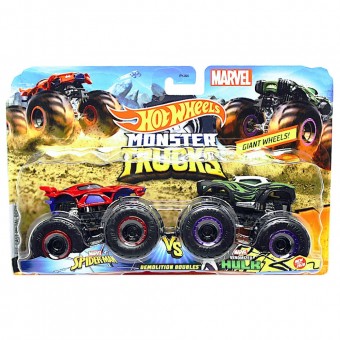 Hot Wheels Monster Trucks Spiderman vs Hulk GMR38