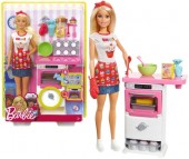 Barbie Careers bucatar set de joaca cu papusa FHP57