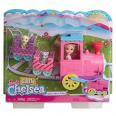 Barbie Chelsea minipapusa cu trenuletul Choo Choo FRL86