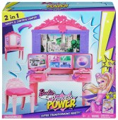 Barbie Super Printesa Transforming Superhero Vanity Set joaca CDY64