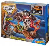 Hot Wheels Monster Jam Pirate Takedown DJK63 set de joaca cu Captains Curse