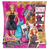 Papusa Barbie Fashion - Studio cu Sclipici CCN12