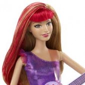 Papusa Ryana cu chitara Barbie Rockstar Princess CKB63