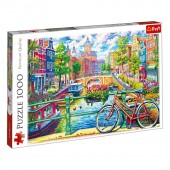 Puzzle Trefl 1000 piese Canal Amsterdam