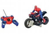 Spider Man ultimate rc motocicleta