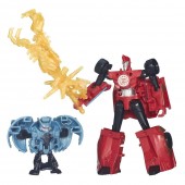 Transformers Robots in Disguise Decepticon Hunter Sideswipe vs. Mini-Con Decepticon Anvil B4715