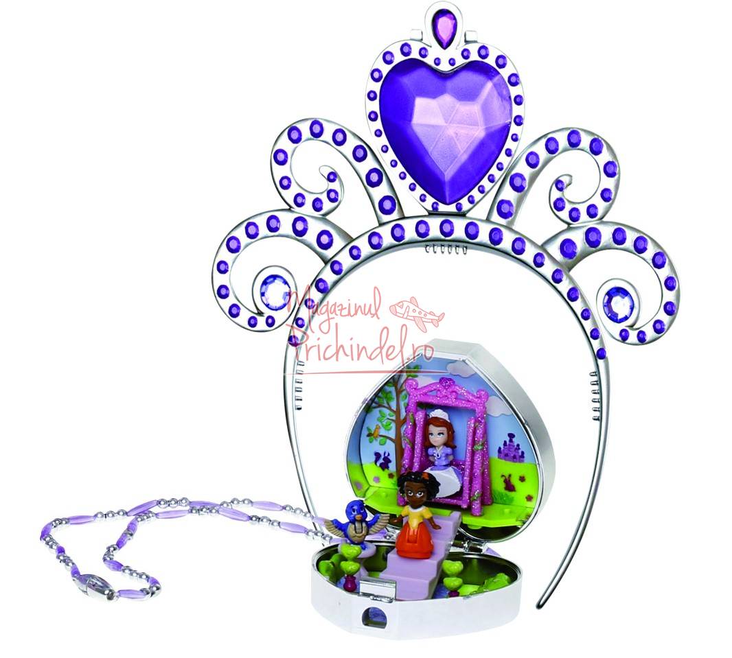 Retaliate Made of Installation Amuleta si tiara Printesa Sofia Intai Disney