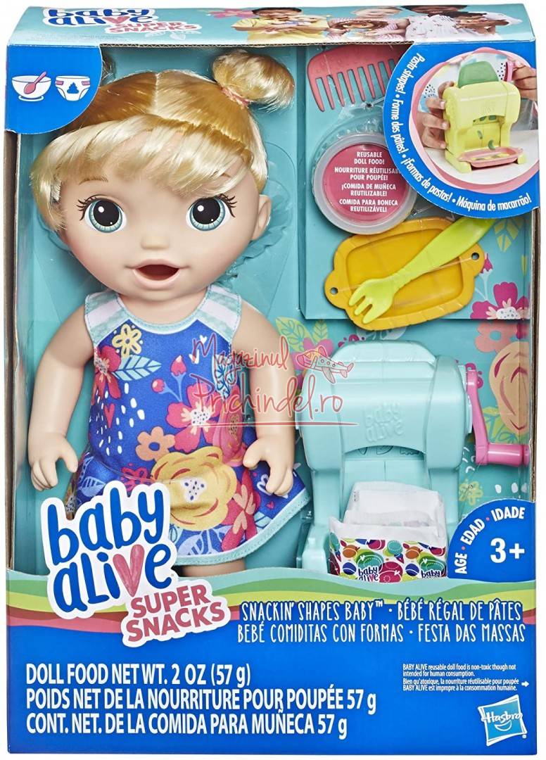 Site line Easy undertake BABY ALIVE Snackin\' Shapes E3694