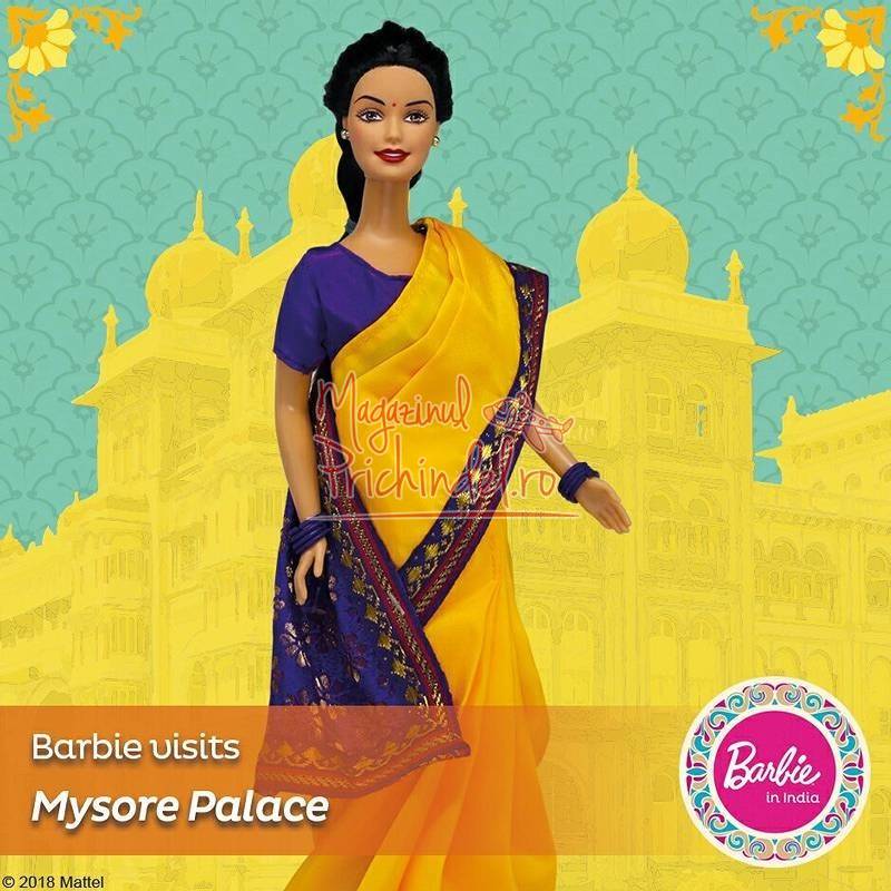 barbie in india visits mysore palace