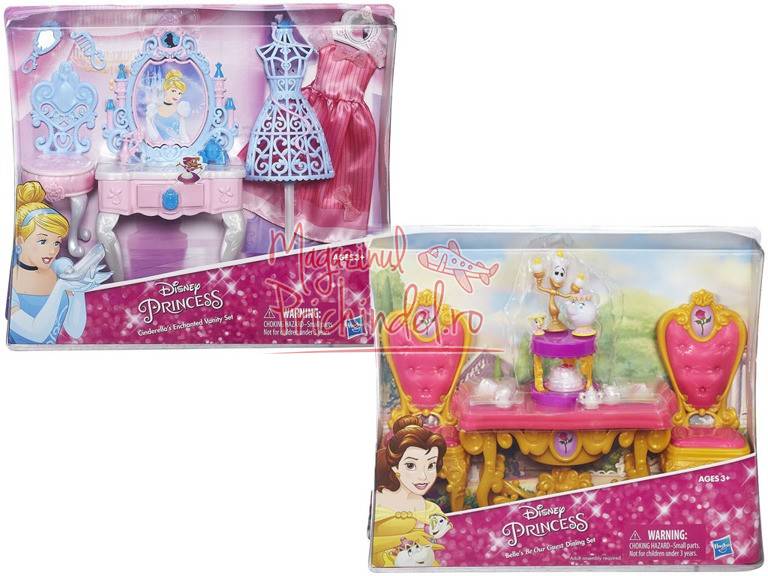 Disney Princess Belles märchenhaftes Speisezimmer mit Zubehör Hasbro B5310