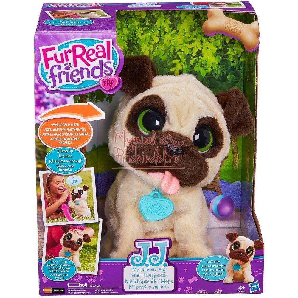 manager Forge Mediate FurReal Friends J.J. My Jumping Pug Pet Toy