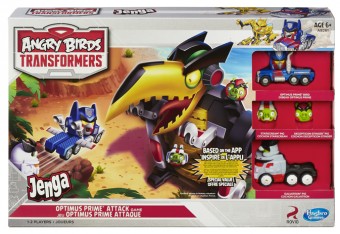 Angry Birds Transformers Jenga Optimus Prime Attack A9261 