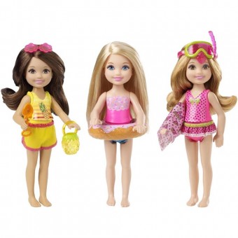 Barbie Club Chelsea la plaja mini papusa CMY16 