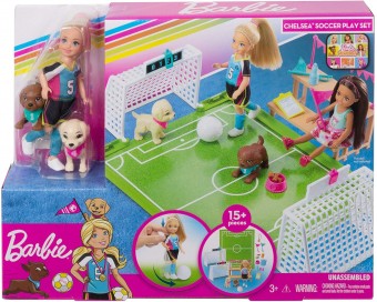 Barbie Chelsea la fotbal Set de joaca GHK37