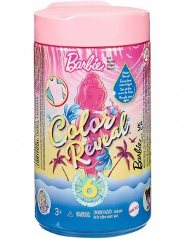 Barbie Color Reveal Set papusa Chelsea la plaja GTT25