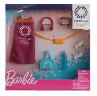 Barbie Fashion Set Haine cu Accesorii Tokyo 2020 GJG28