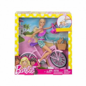 Barbie Glam Bicicleta si Papusa FTV96