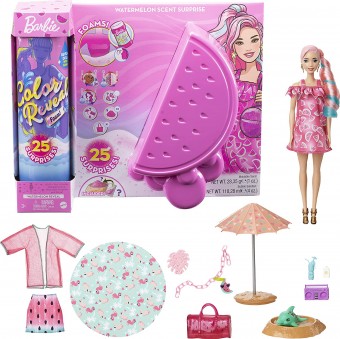 Barbie Set papusa Color Reveal Ultimate Watermelon GTN19 