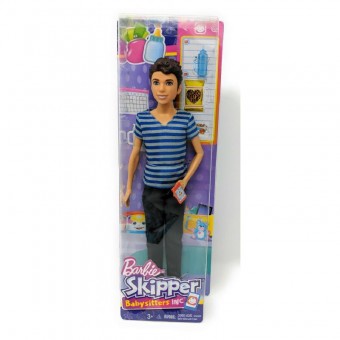 Barbie Ken Skipper Babysitters Baiat Saten cu Accesorii FNP43
