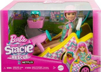 Barbie Stacie  Go-Kart Car cu papusa HRM08