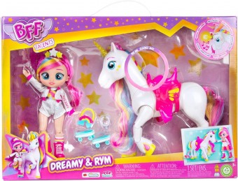 Cry Babies BFF Dreamy Rym papusa cu unicorn 87798