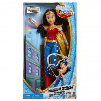 DC Super Hero Girls Wonder Woman Papusa Uriasa 45cm (articulata cu suport)