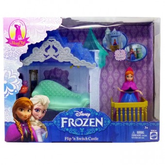Disney Frozen MagiClip Flip 'N Switch Anna Castle Doll