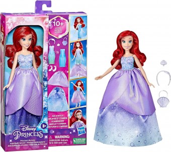 Disney Princess Life Ariel Mix Match cu 10 Outfit F4624