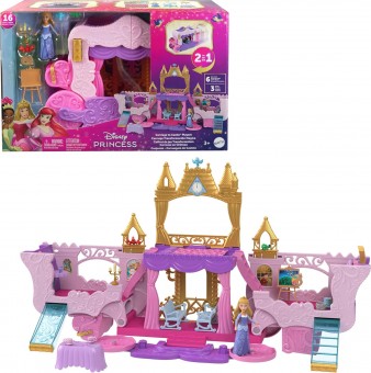 Disney Princess Set de joaca 2 in 1 Carriage to Castle HWX17