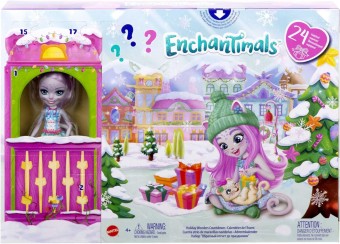 Enchantimals Holiday Wonders Countdown calendar advent 2022 cu 24 de surprize HHC21