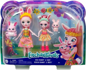 Enchantimals Set de joaca Bree si Bedelia Bunny HCF84 