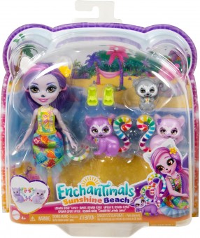 ENCHANTIMALS Lorinda Lemur sunshine beach HRX86