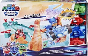 Eroi in pijama Animal Power Smash and Zoom Racetrack F5935