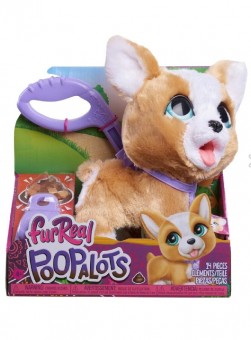 Furreal Poop-a-lot Catelus Corgi cu lesa 23 cm 28057