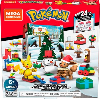 Mega Construx Pokemon Holiday Advent Calendar GPV08 246 piese