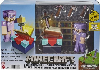 Minecraft Set Joaca Camera Magică și figurină Steve GYB62