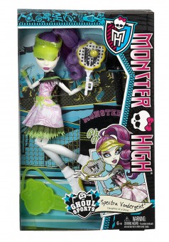 Monster High Ghoul Sports Spectra Vondergeist BJR13