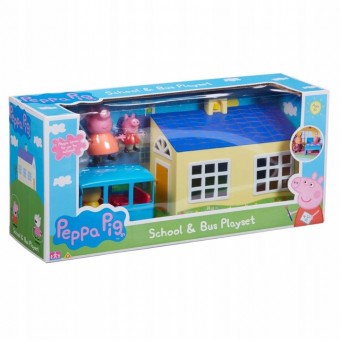 Peppa Pig - School and bus PEP06593