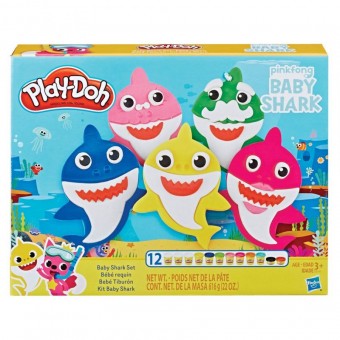 Play Doh Set Baby Shark set cu plastilina E8141