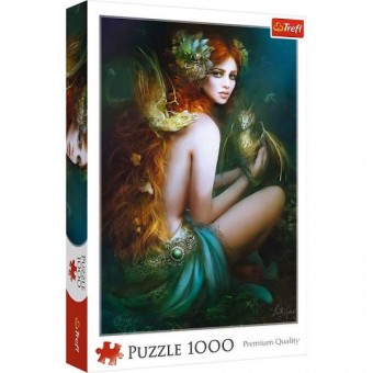 Puzzle Trefl 1000 piese Prietena cu dragonii