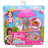 Barbie Chelsea Set de joaca cu Carucior de inghetata GHV76