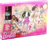Barbie Advent Calendar Day-to-Night Chic and Style cu 24 de surprize si papusa inclusa GXD64 
