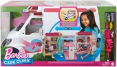 Barbie Ambulanta cu sunete si lumini Set Joaca cu 2 papusi Barbie si Ken GMG35