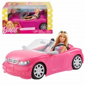 Barbie Cabriolet decapotabila cu papusa FPR57 masina