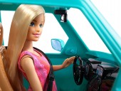 Barbie masina de teren SUV Camping Fun cu papusa FGC99