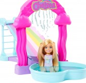 Barbie Chelsea Rainbow Water Slide HTK39