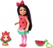 Barbie Club Chelsea Dress-Up in Watermelon costume GHV71