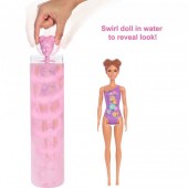 Barbie Color Reveal papusa surpriza cu accesorii, haine si incaltaminte, 30 cm GTR95